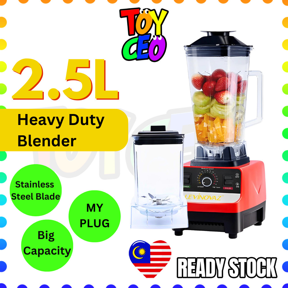 🧸ToyCEO🧸 2.5L Heavy Duty Blender High Quality Electric High Speed Ice Crusher Mesin Pengisar Ais 破壁机 Blender Serbaguna