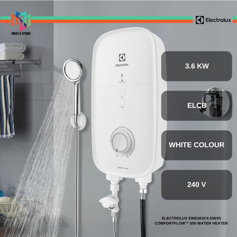 Electrolux ComfortFlow™ 500 Water Heater Non-pump with 4-way Power Inlets Water Heaters EWE361KXDWX5