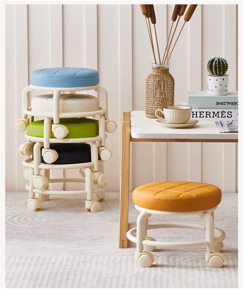 Short stool with cushion hotsell