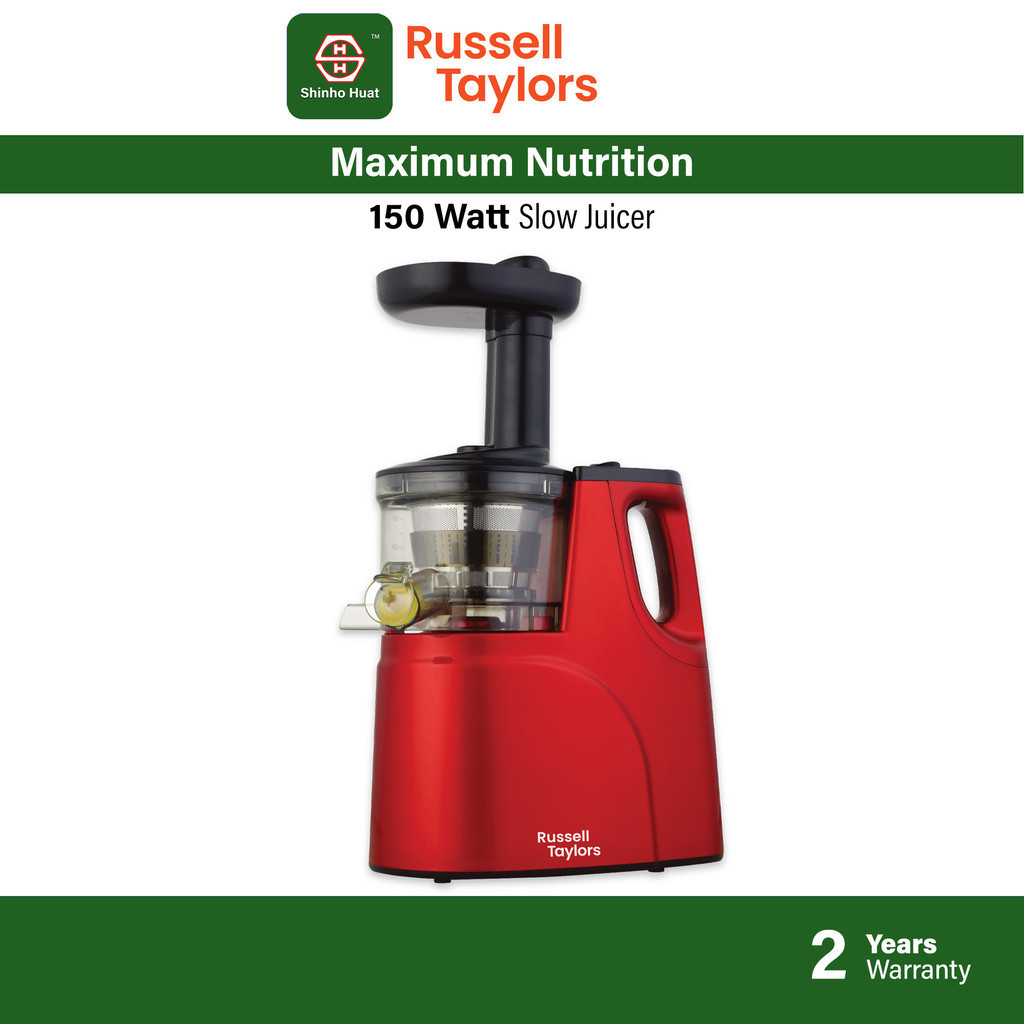 Russell Taylors Slow Juicer Juice Extractor 150W SJ-6 SJ6