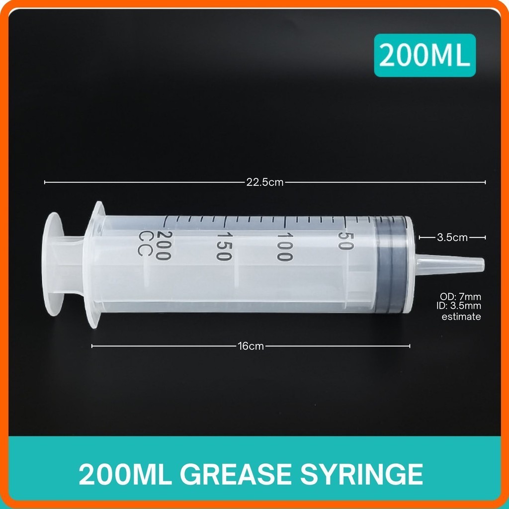 60ml 100ml 150ml 200ml Picagari Syringe Grease Syring Individual Packing Oil Pump Liquid Disposable Syringe Plant Wateri