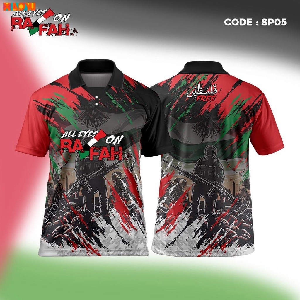 New 2024 [Solidarity Match Jersey] Tajir Barakah's Latest Palestinian Jersey Sports Jersey/Muslim Dress Suit Palestinian Top T-shirt Save The Palestinians