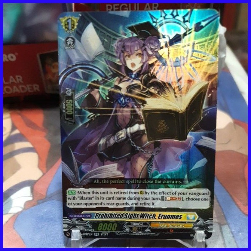 ◺ PROHIBITED SIGHT WITCH, ERUNMES RR DBT05 CARDFIGHT VANGUARD ENGLISH