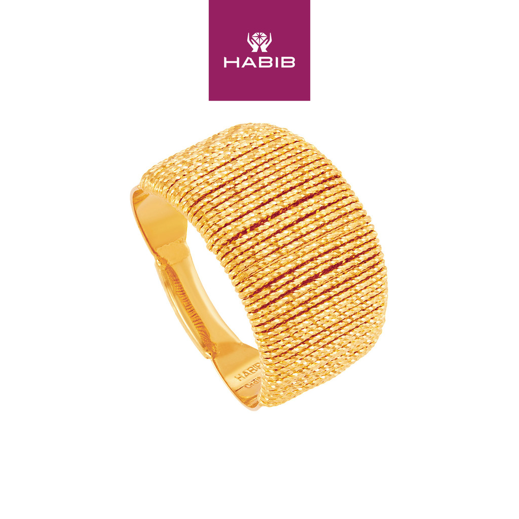 HABIB SICILIA | Oro Italia 916 Yellow Gold Ring GR57741224 (22K Gold)