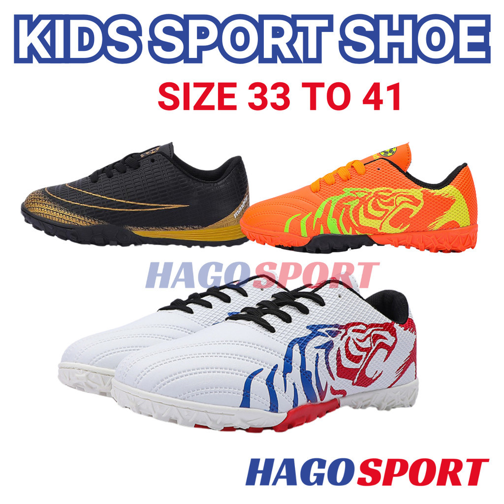 kasut bola sepak kids football shoes spiked sport shoes budak kasut futsal kasut sukan budak