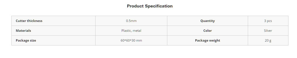 Bambu lab p1 x1 series filament cutter blade replacement, original bambu lab blade replacement, 3d printer spare part