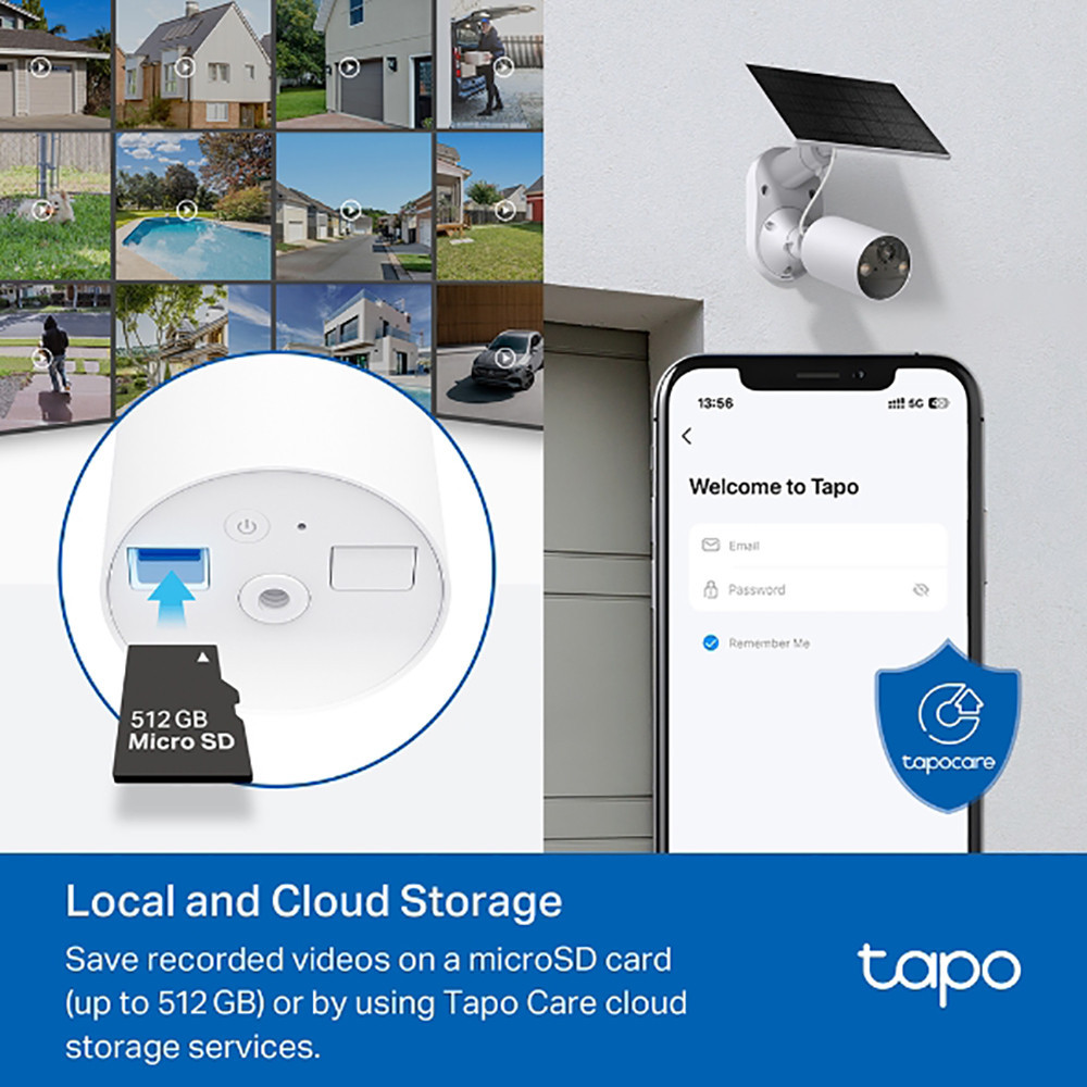 TP-Link Tapo C410 KIT Solar-Powered Security Camera Kit 2K Camera