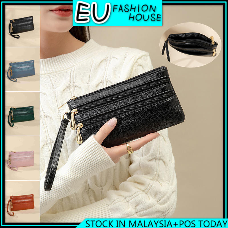 1628 ( READY STOCK ) WALLET PHONE BAG COIN WRISTLET LONG PURSES  EU FASHION HOUSE