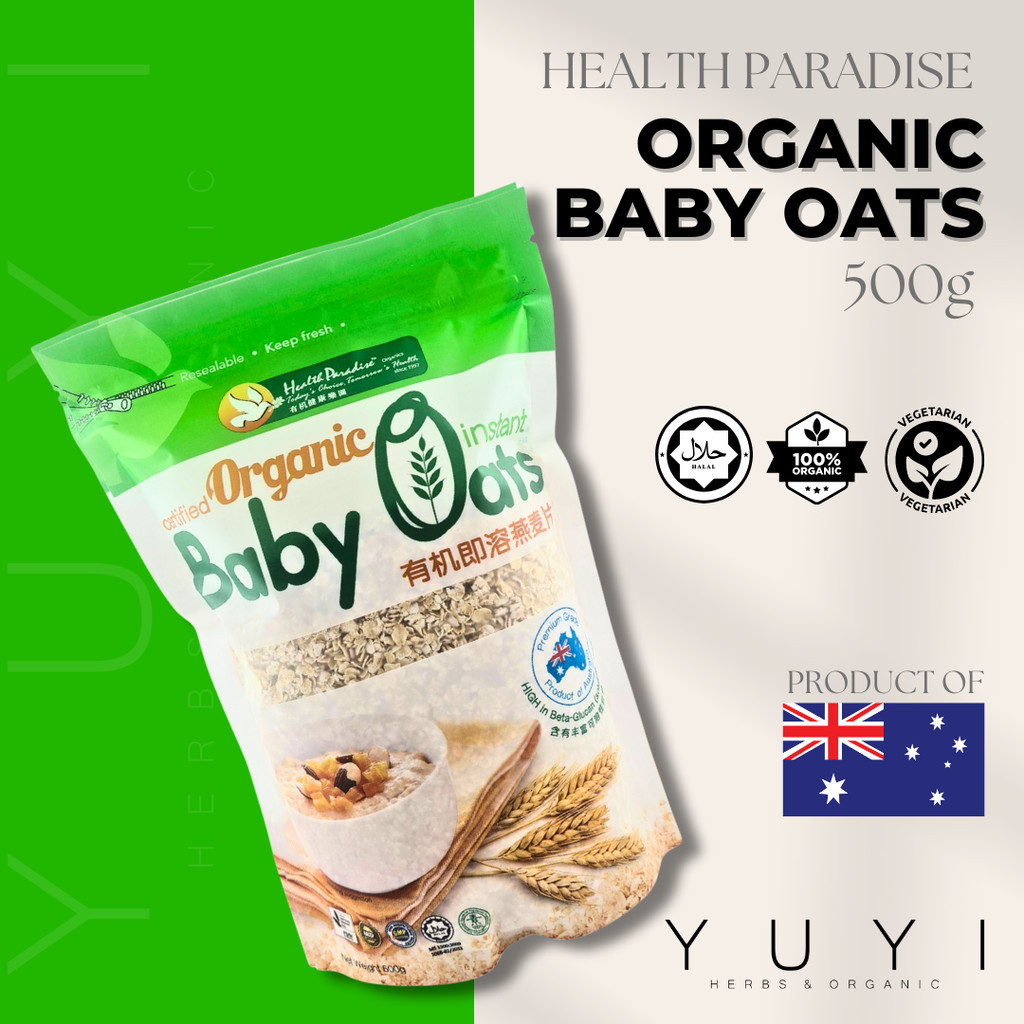 【Health Paradise】Organic Instant Baby Oats - 500g