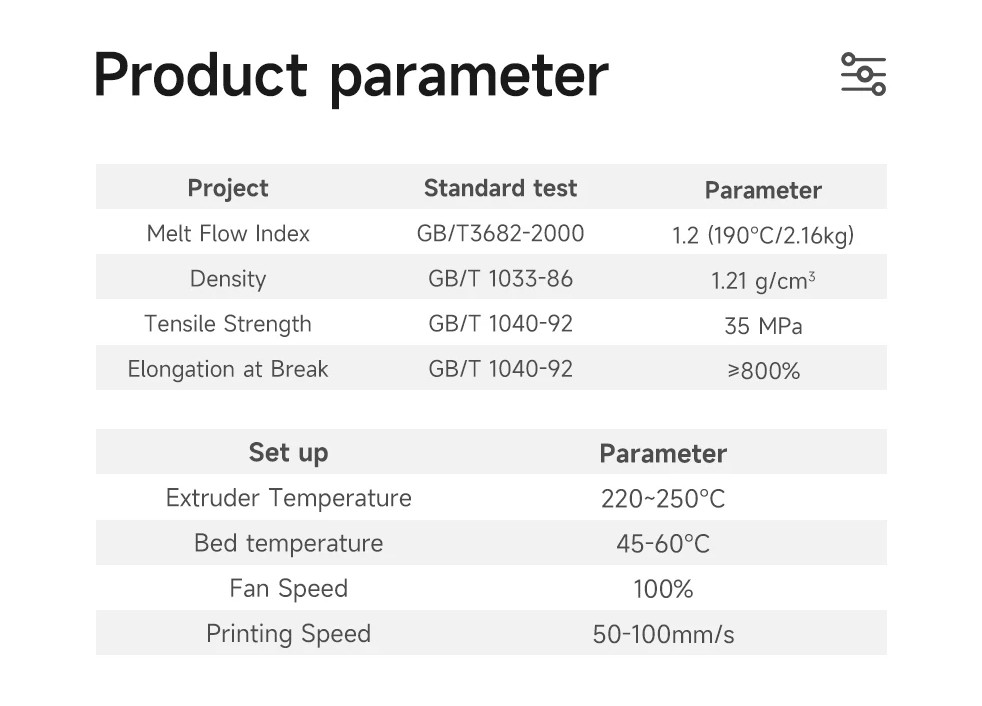 Esun tpu high speed 95a antibacterial flexible filament 1kg 1.75mm, flexible filament for 3d printer high speed filament