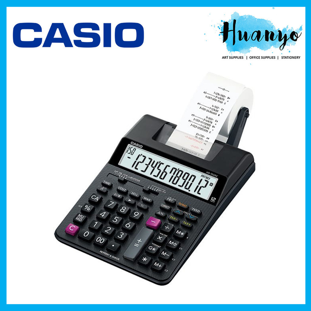 Casio HR-100RC Reprint Check Calculator