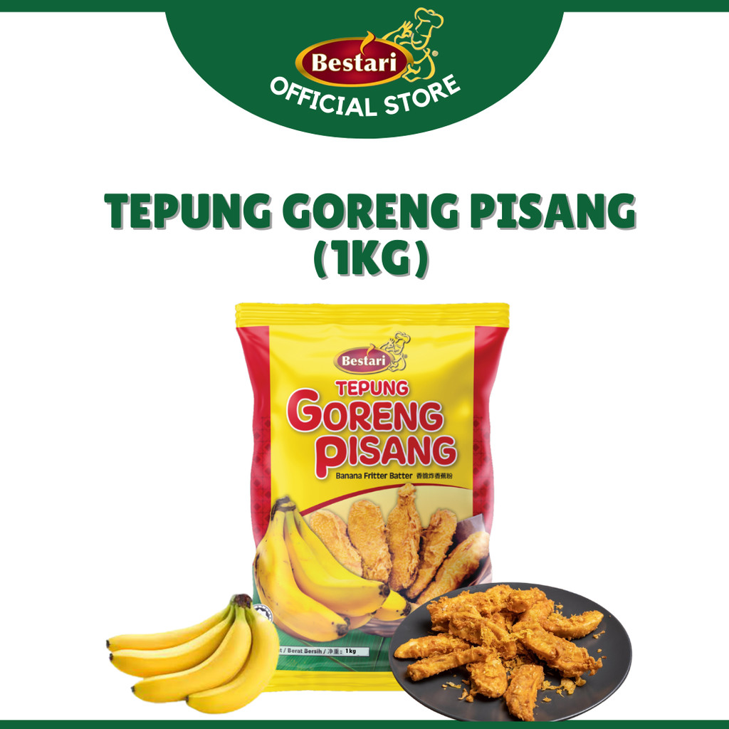 BESTARI Banana Fritter Batter/Tepung Goreng Pisang 1kg