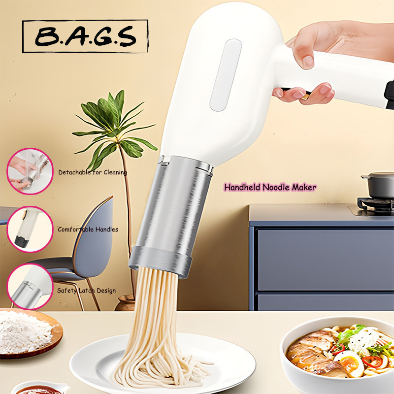 THEBAGS Household Kitchen Noodle Mini Pasta Maker Wireless Handheld Noodle Machine Portable Fully Automatic