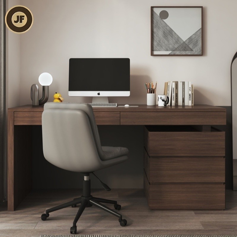 Q4 With QLW WKDBG Cabinet Q4  Office han Table Bookshelf Nordic Integrated Small Household Study Room Expandable Compute