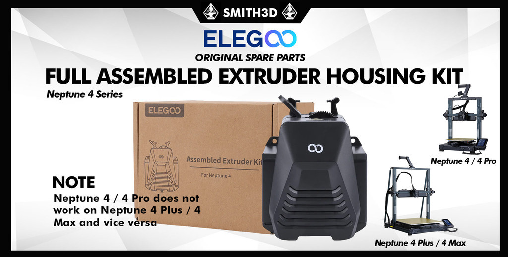 Elegoo neptune 4 extruder kit, neptune 4 series full extruder. neptune 4 plus neptune 4 max, 3d printer spare part