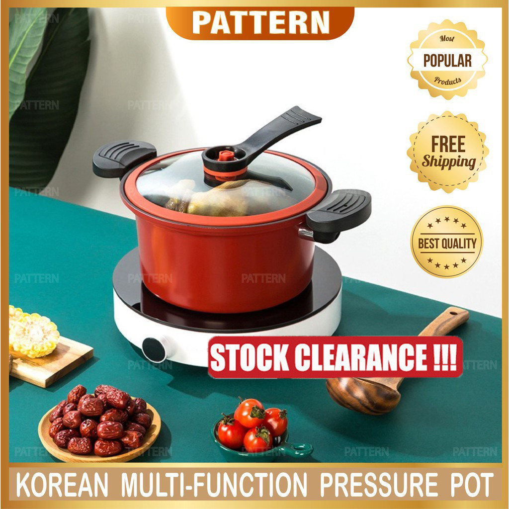 NEW ARRIVAL Korean Household Kitchen Fast Stew Pressure Pot Large Capacity Non-Stick Pressure Cooker Multi-Function