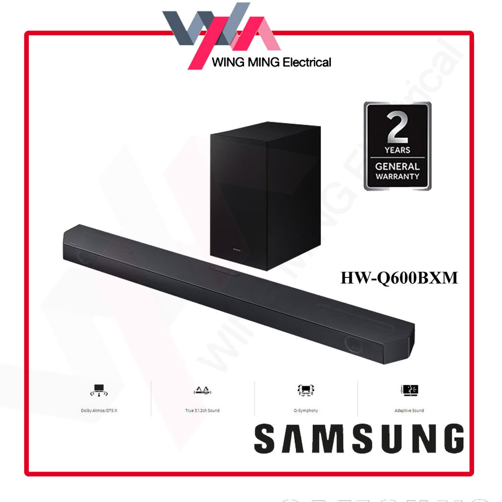 [Deliver KLANG VALLEY|Free Install]2022 Samsung Q-series Soundbar HW-Q600B HW-Q600B/XM Home Audio 音箱 Home Theater 3.1.2