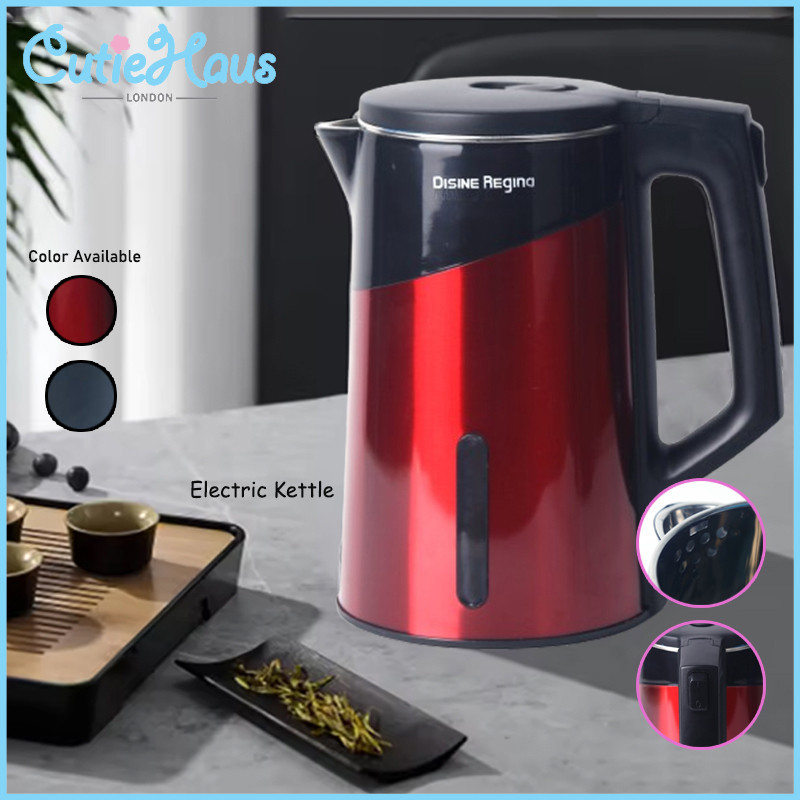 Cutiehaus 2.3L Modern Electric Kettle Fast Boiling Hot Water Kettle Stainless Steel Kettle Household Kitchen