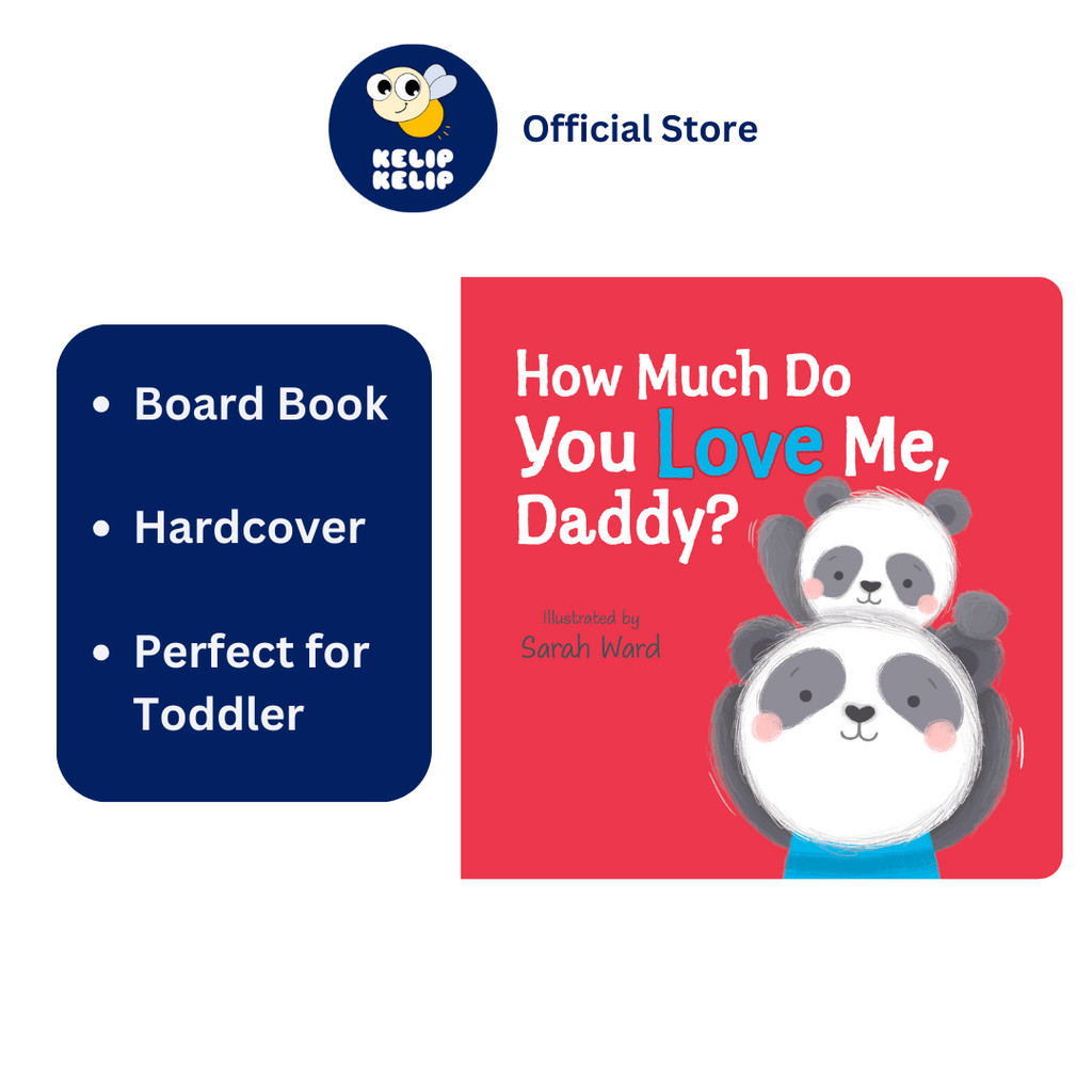 How Much Do You Love Me Daddy Story Book Hardcover for Kids (Board book)