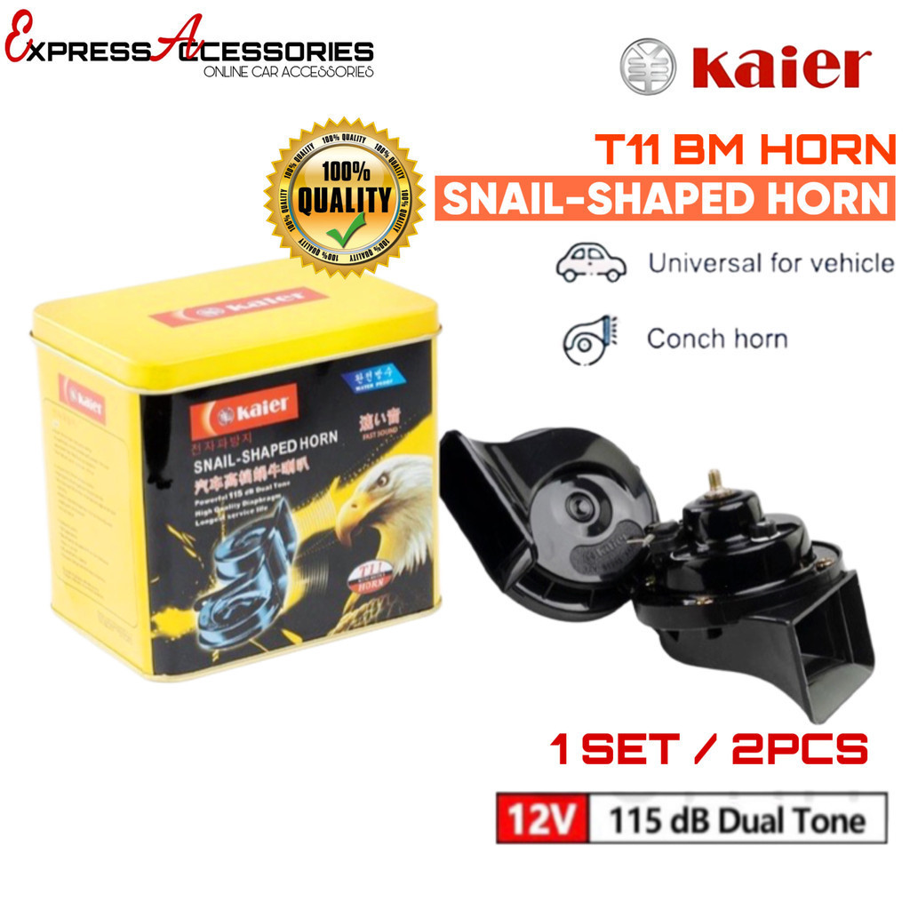 🔥 READY STOCK 🔥 KAIER CAR KERETA MOTOR MOTORCYCLE HORN BM HORN SUPER LOUD HORN(KAIER HN-T11)  HIGHEST VOLUME