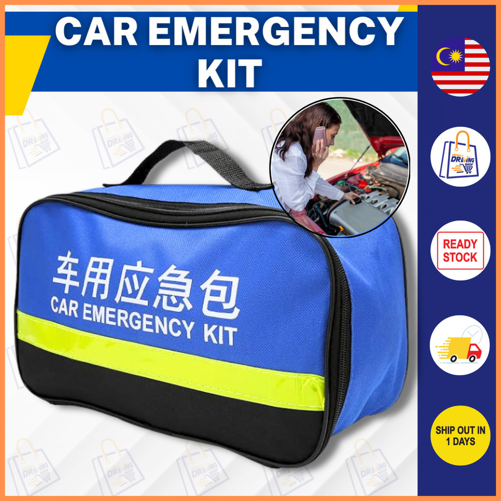 Car Emergency Kit Car Emergency Tool Set Emergency Car Safety Kit Alat Kecemasan Kereta Kit Kereta