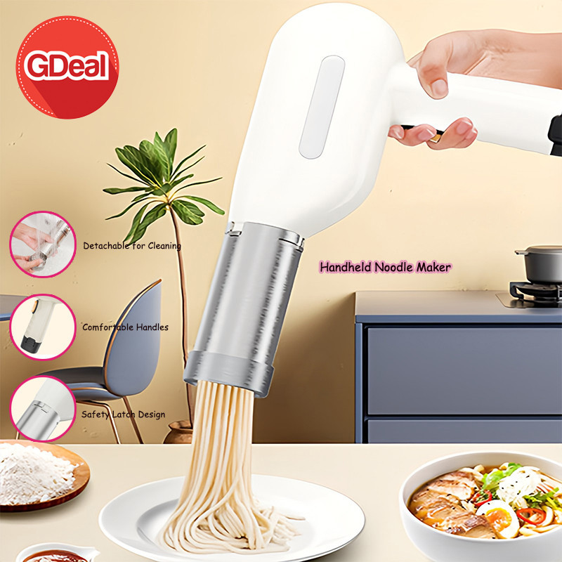 GDeal Household Kitchen Noodle Mini Pasta Maker Wireless Handheld Noodle Machine Portable Fully Automatic