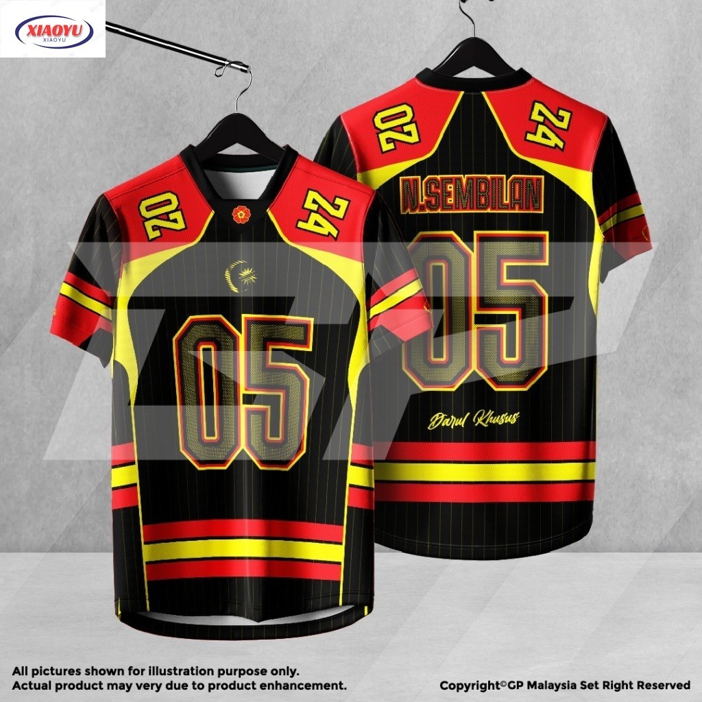 Jersey Nfl Exclusive Negeri Selangor N.Sembilan High Casual Fashion Short Sleeved Top
