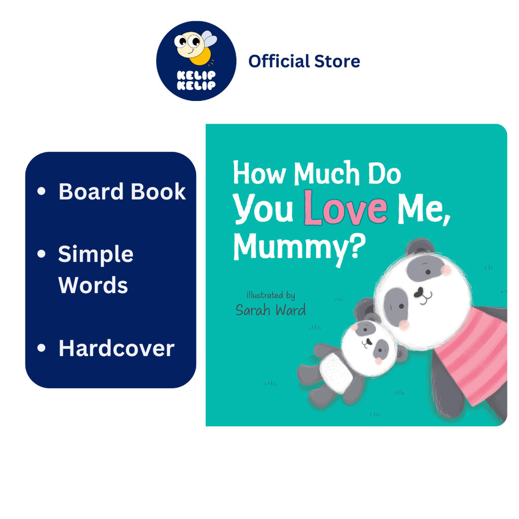 How Much Do You Love Me Mummy Hardcover Storybook Suitable for Toddler Ages 2-4