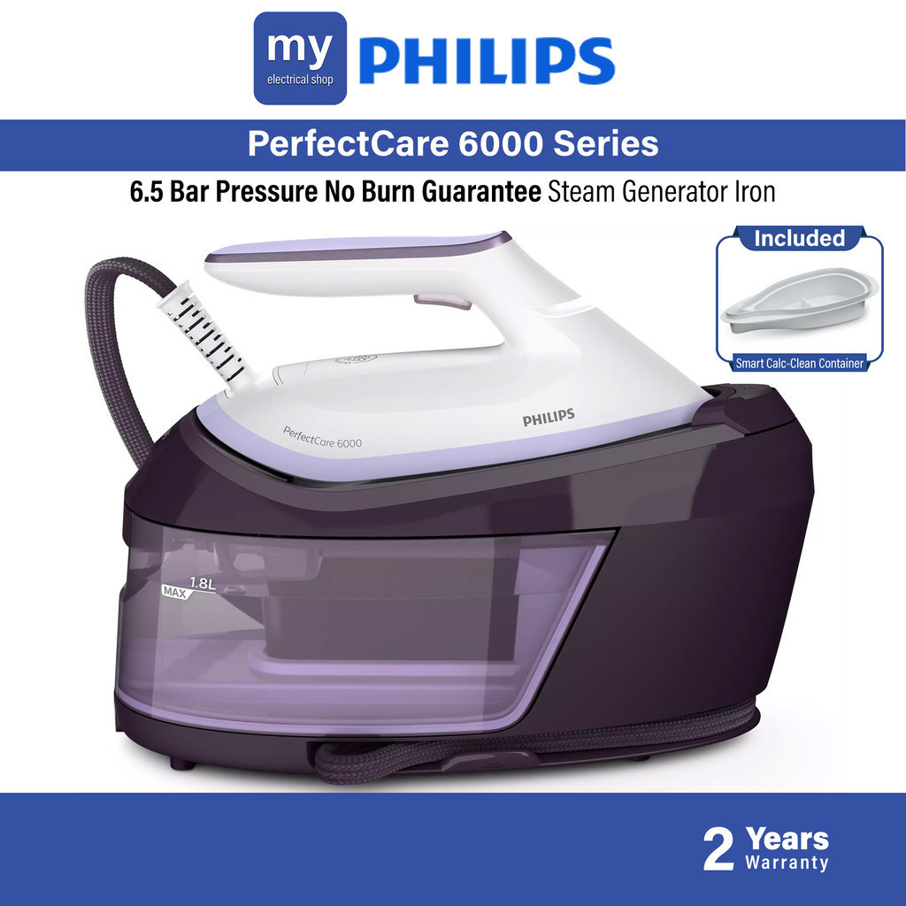 Philips PerfectCare Compact Plus Steam Generator Iron PSG6024/30 PSG6024 Guaranteed no burn