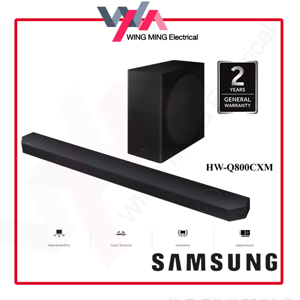 2024 Samsung Q-series Soundbar HW-Q800D HW-Q800D/XM Home Audio 音箱 Home Theater 3.1.2