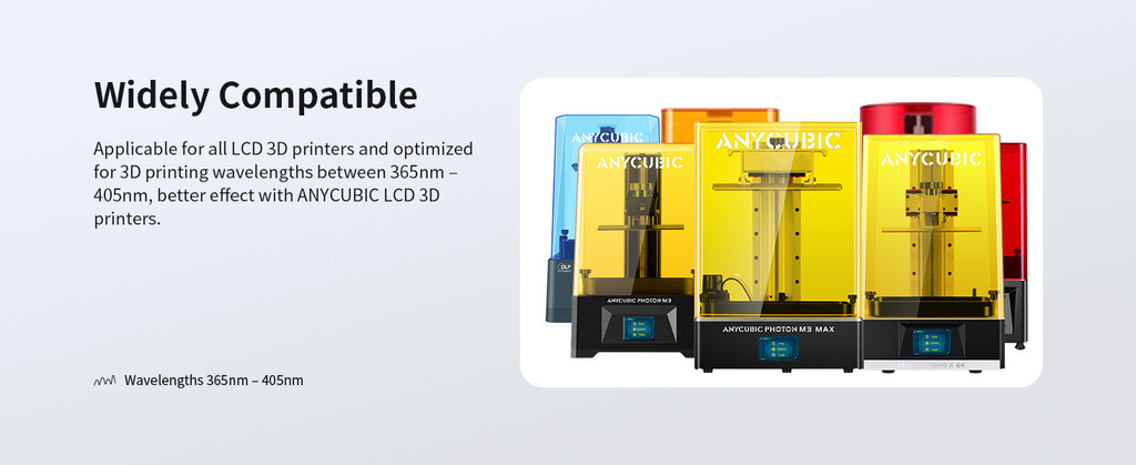 Anycubic flexible tough resin 2.0 1kg, 405nm resin for sla printer high precision mechanical dental nylon like flexible