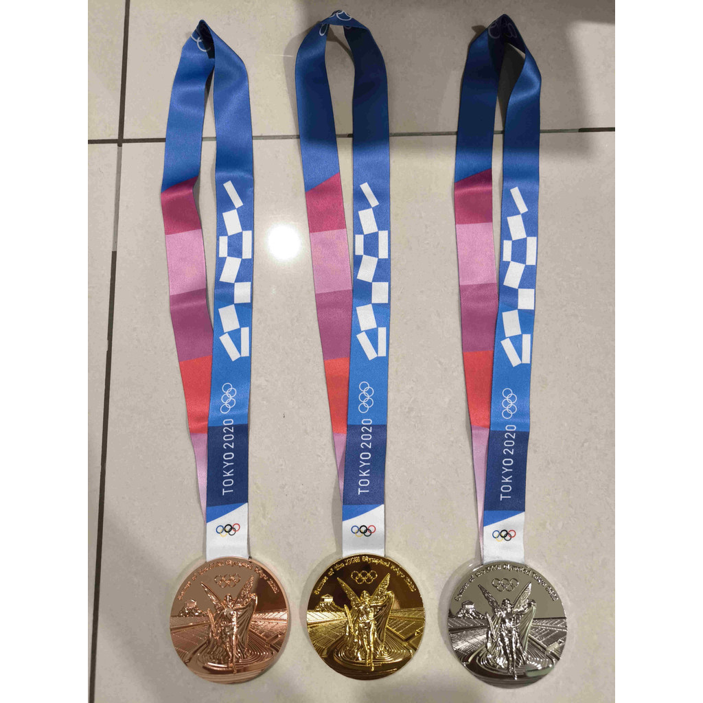 2020 Summer Olympics Games Tokyo Japan Gold Silver Bronze Medal