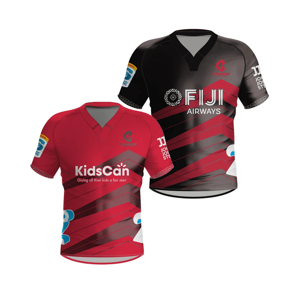 2024 NZ Crusaders Mens Replica Home/Away Super Rugby Jersey Customize