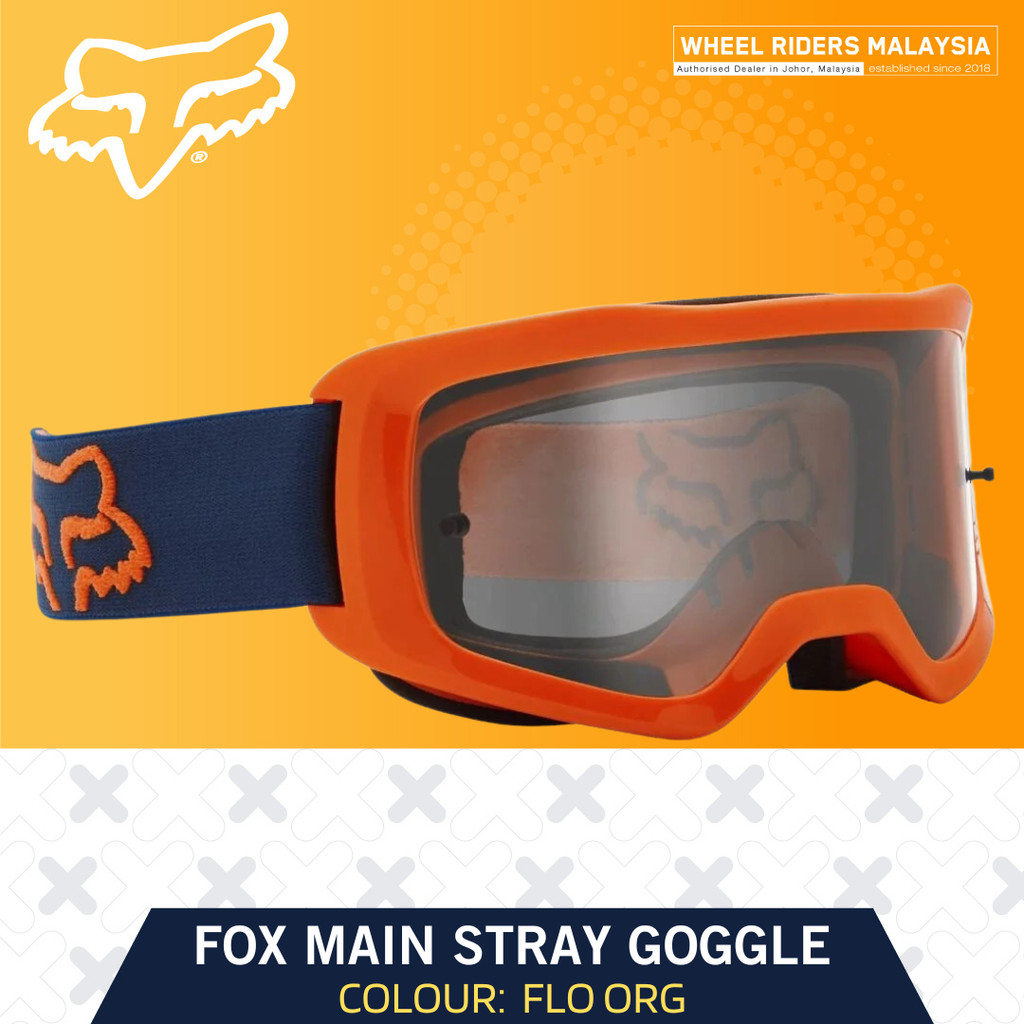 Fox Main Stray Goggle Motocross Goggle Ready Stock Original