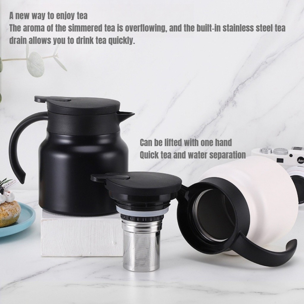 316 Thermos Stainless Steel Thermal Teapot Jug Teko Air Panas