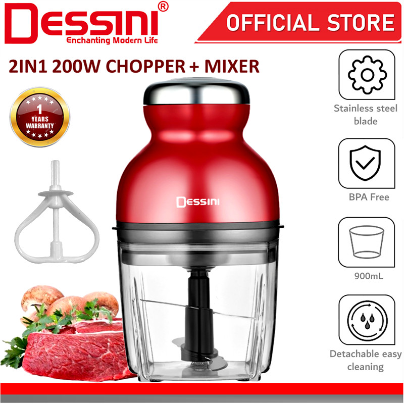 Dessini Italy Capsule Cutter Spin Chopper (900ml) RS-1686