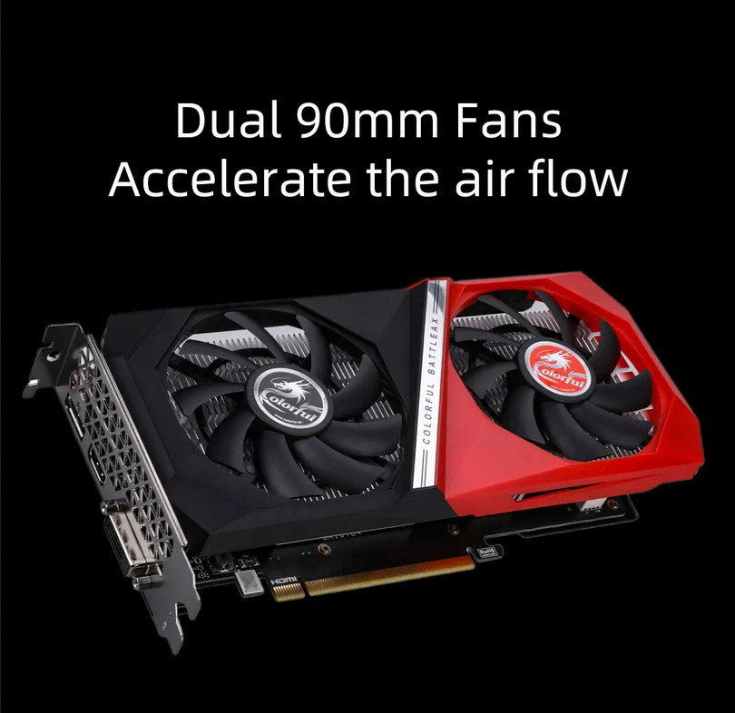 Colorful RTX 3050 Battle-AX NB DUO V2-V 8GB 6GB GDDR6 Nvidia