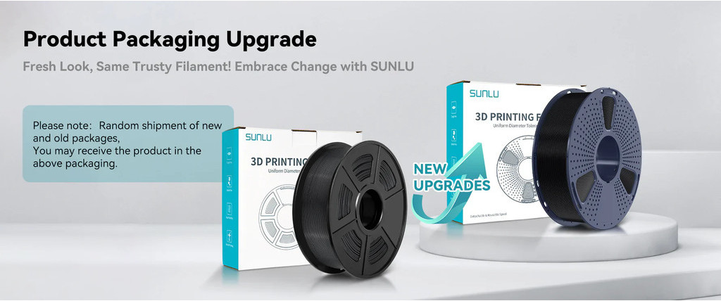 Sunlu PLA+ 2.0 - Packaging