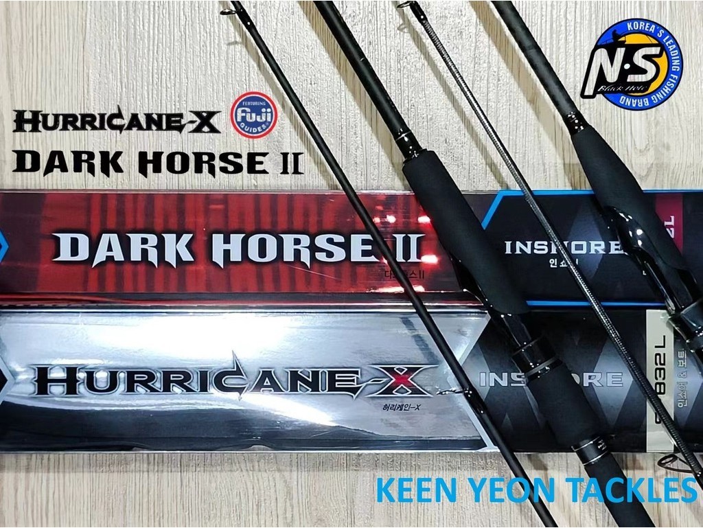 N.S KRAKEN-S EGI/ CABIN II/ HURRICANE-X INSHORE/ DARK HORSE II INSHORE SPINNING ROD