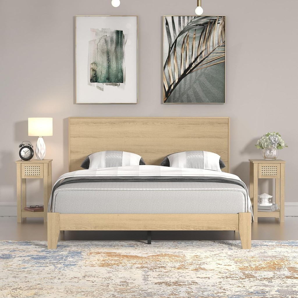 Synergy House Gio Collection Bedside Table with 1 Drawer Nightstand ...