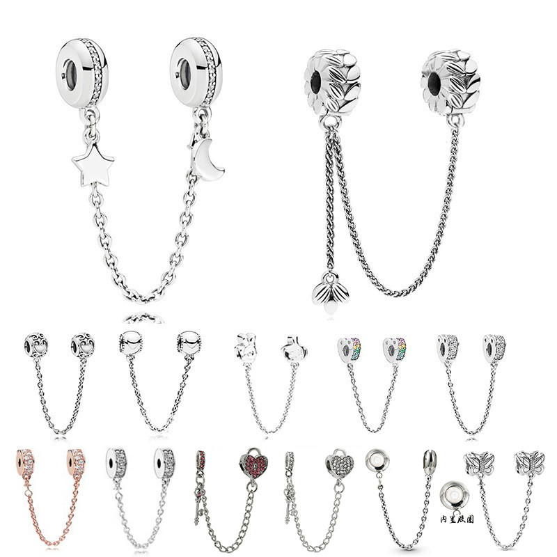 Bracelets Security Chain For diy bracelet bracelet Safety chain Cartoon classic and sparkling safety chain beaded Fine Accessory Direct selling