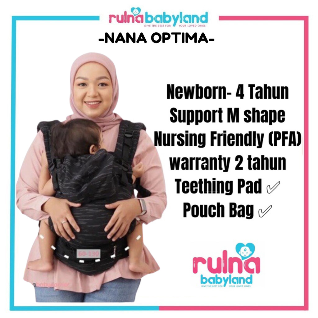 NANA OPTIMA NEWBORN TO 4 YEARS ERGONOMIC BABY CARRIER