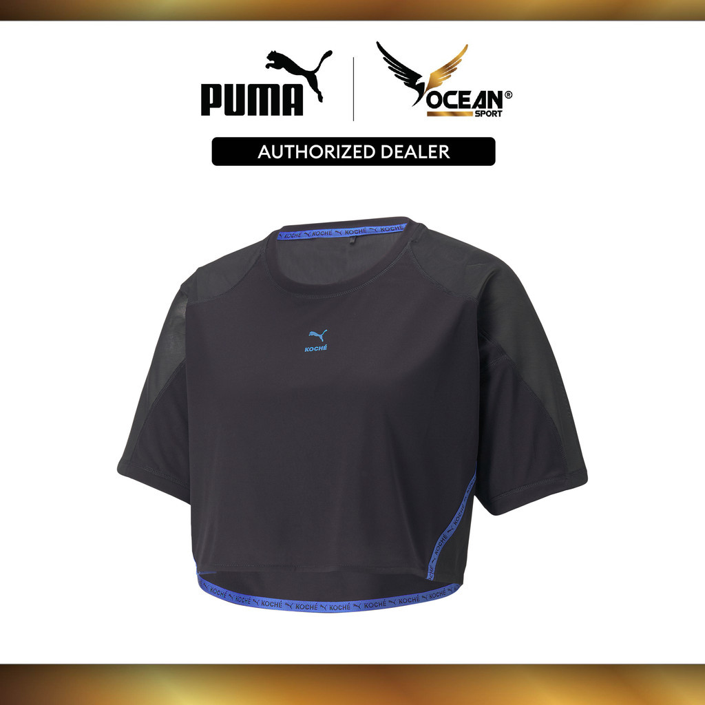 PUMA x KOCHÉ Cropped Tee Puma (Black) 53598401