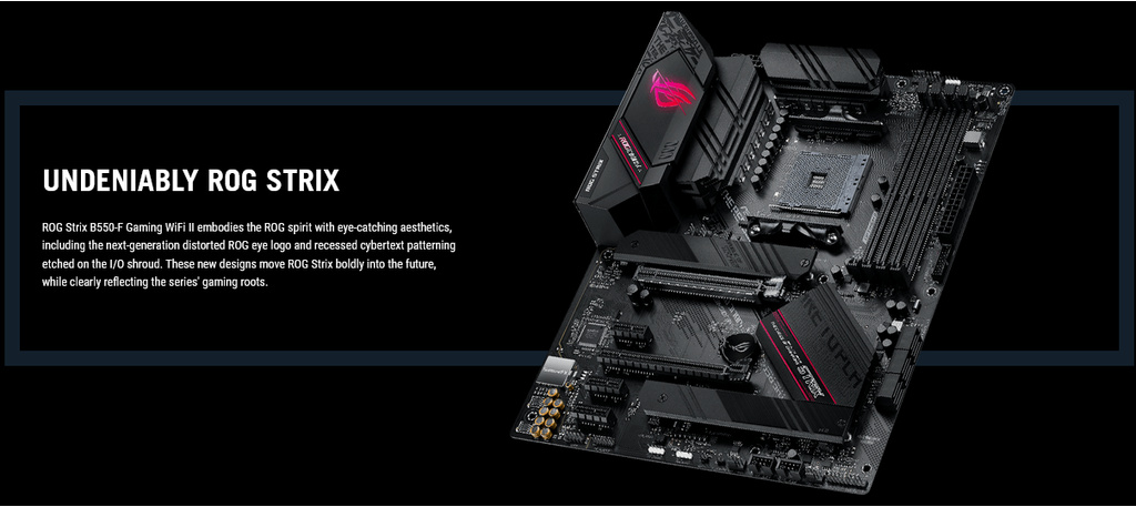 Asus B550-F GAMING WIFI II ROG STRIX AMD AM4 Motherboard WiFi-6E