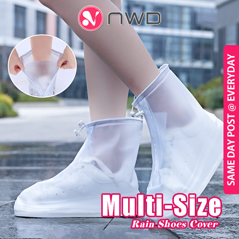 《 》Waterproof PVC Rain Shoes Cover Disposable Boot Protective Penutup Kasut Hujan 防水鞋套