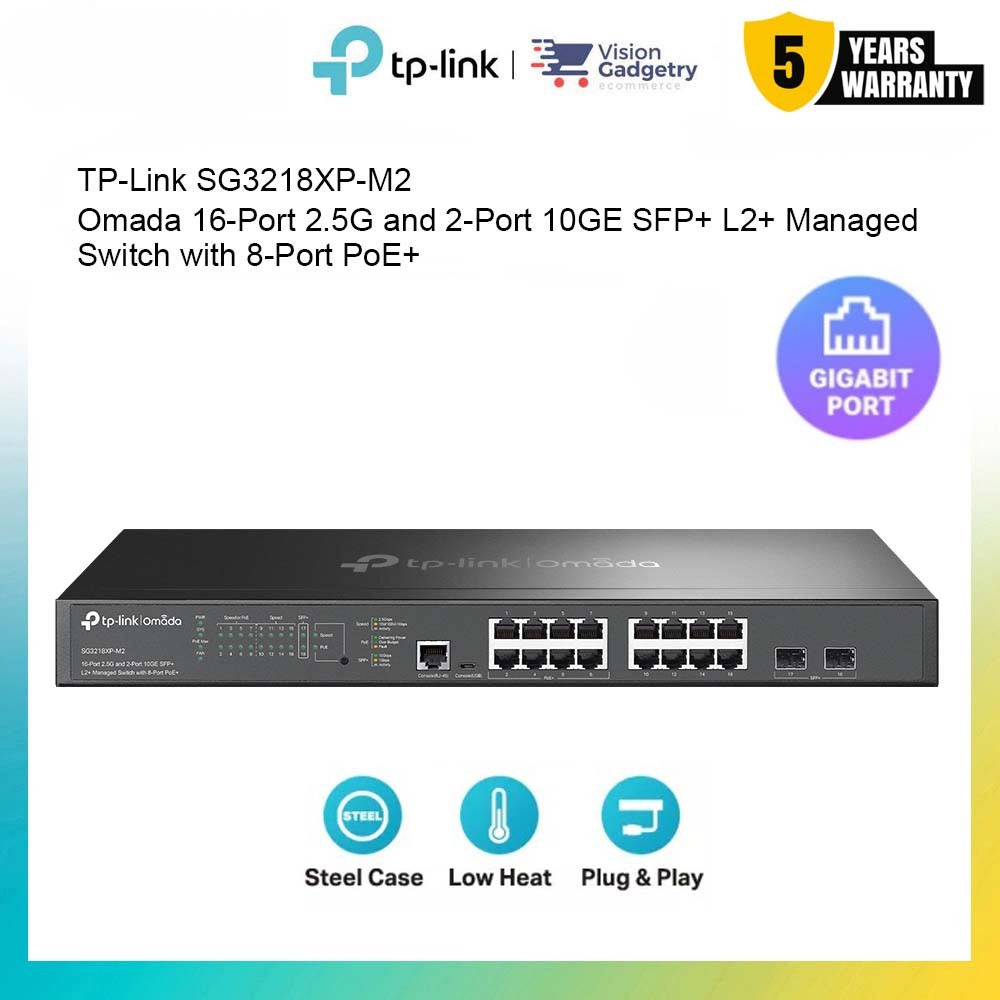 TP-Link Omada 32-Port 10GE Switch【新品未使用】 sg-11134202-7rdwm-m01akiwqwck53d