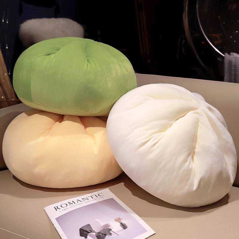 Big Meat Bun Pillow Xiaolongbao Lumbar Pillow Sofa Bedside Cushion Boys Girls Sleeping Dormitory Bed Pillow Creative