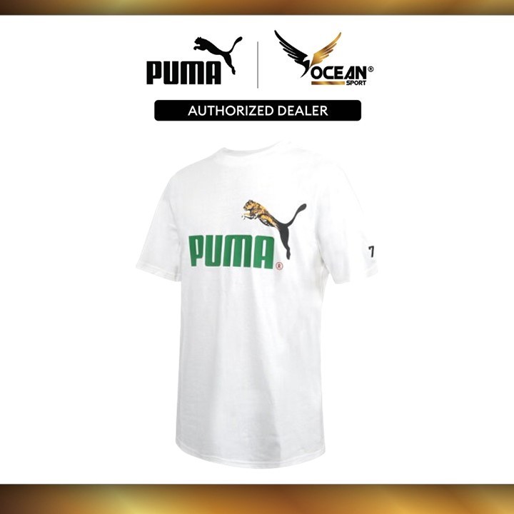 PUMA Unisex CLASSICS NO.1 LOGO CELEBRATION Tee (PUMA White) 62218202