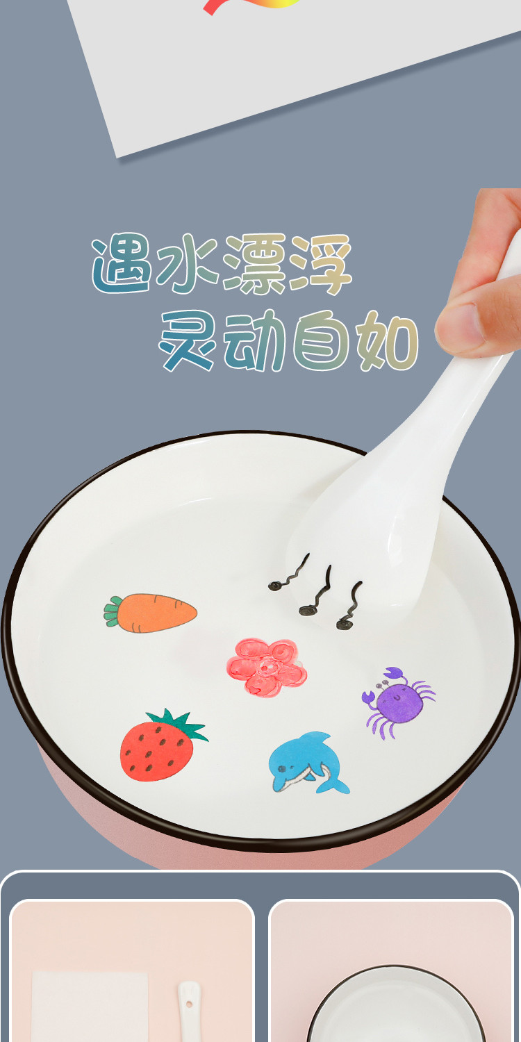 12 Color Set+1 Spoon Kids Whiteboard Pen White Board Erasable