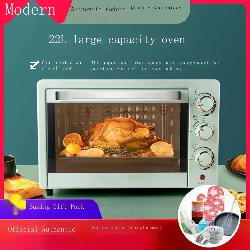 Modern Electric Oven Household Baking Oven Multi-function Fully Automatic Cake Pizza Tart Large Capacity Three-layer Bak